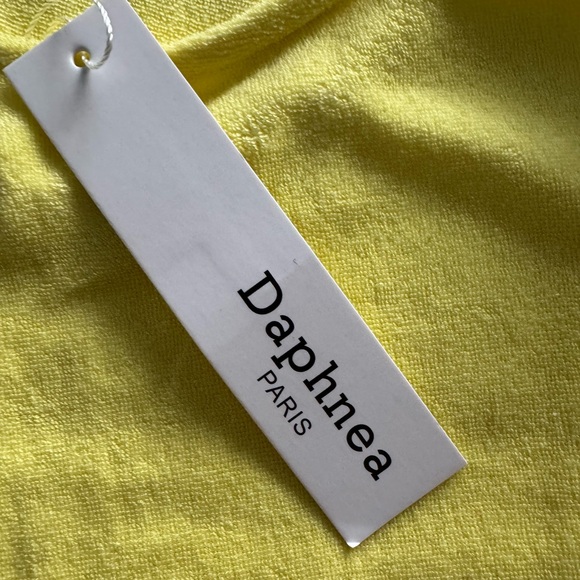 Yellow Women's Poolside Towel Resort Dress - Picture 2 of 5